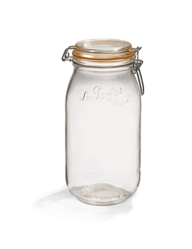 2 Liter Le Parfait French Super Jar with 85 mm gasket Pack of 2 