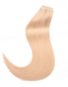 Dunkelbraune Tie & Dye Ombré Hair Tape Extensions ♡ Extens Hair 2
