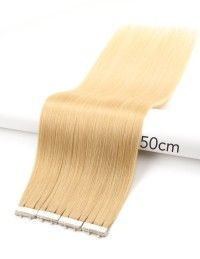 10 Extensions Tape Hair Blond Miel ombré hair sur Cheveux Naturel