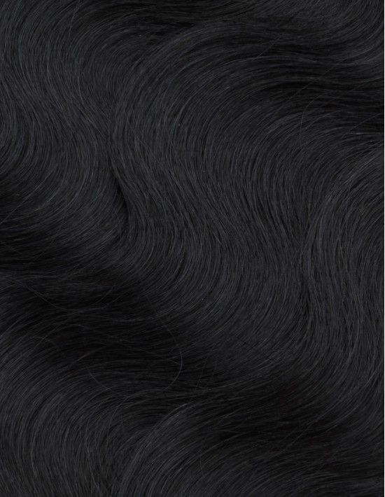Extension cheveux noir – Extension Adhésive Ondulée – Extens Hair
