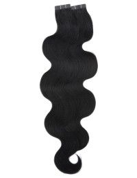 Extension cheveux noir – Extension Adhésive Ondulée – Extens Hair Extension cheveux noir – Extension Adhésive Ondulée – Extens Hair