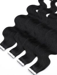 Extension cheveux noir – Extension Adhésive Ondulée – Extens Hair Extension cheveux noir – Extension Adhésive Ondulée – Extens Hair