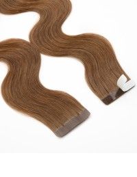 Welliges Klebe Extension – die Beste Haarverdichtung Method