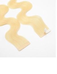 Extension en Bandes Adhésives Ondulées - Cheveux Naturels, Remy Hair