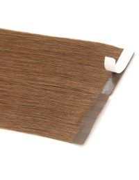 Extensions adhésives Cheveux Marron 40cm - EXTENS HAIR