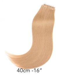 Extension adhésive 40cm Cheveux Châtain Slim Tape Hair - EXTENS HAIR