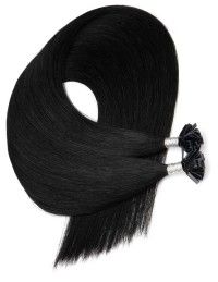 25 Echthaarverlangerüng Strähnen aus Keratin Bonding. Extens Hair Wärmezange Extensions.