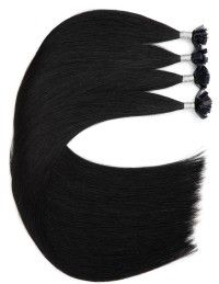 25 Echthaarverlangerüng Strähnen aus Keratin Bonding. Extens Hair Wärmezange Extensions.