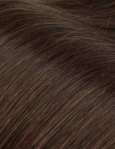 Ombré Haarverlängerung - Bonding Dunkelbraun Echthaar 2
