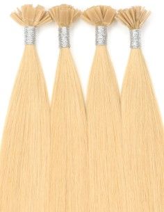 25 Haarverlängerungen Strähnen - Honigblond Haarfarbe Tie and Dye 50 cm 2