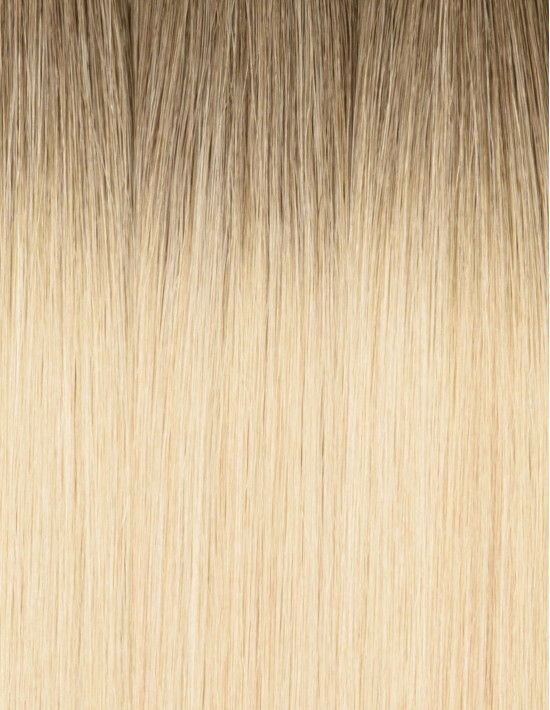 Bonding Extension Ombré Hair Latte Cendré - Keratin Echthaarverlängerung