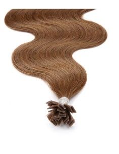 Günstige Keratin Bonding Extensions 30 cm – Natürliches Kastenienbraun 2