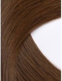 Lange Tape Haarverlängerung Seamless 60 cm - Braun Echthaar 9A+