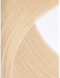 Haar Klebestreifen Lange Tape 60 cm - Ashy Beige Blond Echthaar 9A+