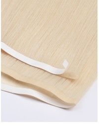 Klebe-Extensions Lange Tape 60 cm - Pure White Echthaar 9A+
