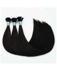 bondings haarverlängerung Natürliches Schwarzhaar
