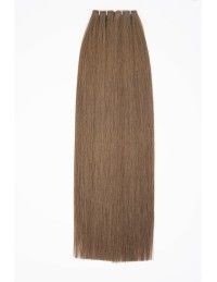 Russische Haartressen - Hell Aschbraun - Premium Qualität