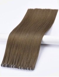 Tape Haarverlängerungen Hellaschbraun 9A - 30 cm | Unsichtbare Tape-Extensions