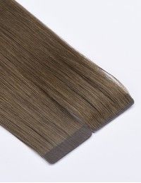 Tape Haarverlängerungen Hellaschbraun 9A - 30 cm | Unsichtbare Tape-Extensions