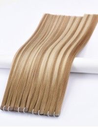 Tape-Extension Balayage Aschbraun-Blond T8-8/60 - 30 cm