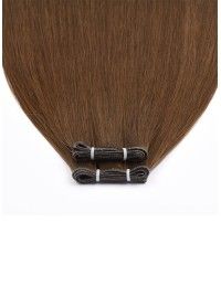 Russische Haartressen Braun - Premium russische Qualität