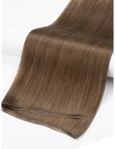 Tissage en Rajout naturel de cheveux russes