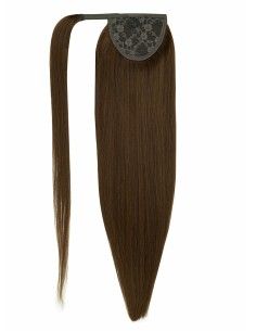 Queue de cheval cheveux naturels Brun 2 2