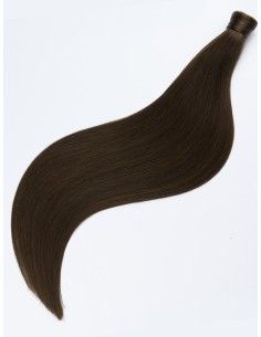 Queue de cheval cheveux naturels Brun 2