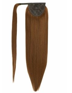 Queue de cheval cheveux naturels Marron 4 2
