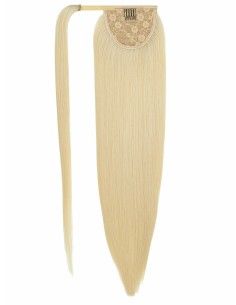 Cheveux naturels en ponytail Blond platine 613 2
