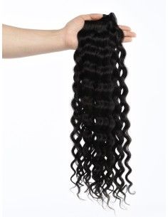 Extension à Clip Ondulé Seamless - Cheveux Naturels 50cm 2