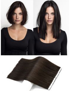 Tape Haar 30 cm ♥ Natürliches Remy EchtHaar