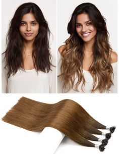 Extension à Chaud Ombré Hair - Kératine Remy Hair 100% Cheveux Naturels