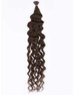 Welliges Bondings - Echthaar Haarverlängerung 50 cm 2