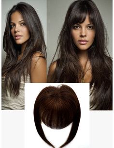 Extension à Clip : La Frange en Cheveux Naturels à Cliper