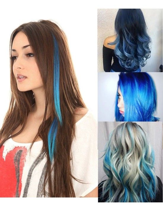 BONDING Strahnen ombré crazy farben