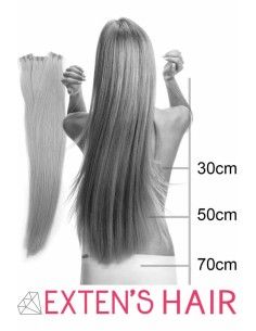 Dunkelbraune Ombré Hair Tape Extensions - Extens Hair 2