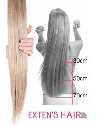 extensions à froid 50cm Blond Clair Cendré