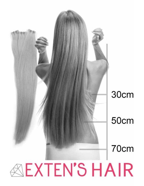 extension de cheveux naturels 50cm