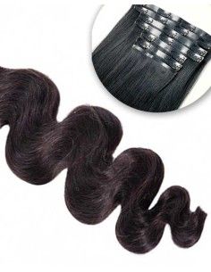 Extension à Clip Ondulé Seamless - Cheveux Naturels 50cm 2