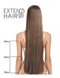 Extension Ombré Hair Latte Cendré R3/60 - Mèches Kératine