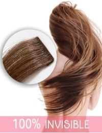 Injected Tape Haar - Pure White Haarverlängerungen