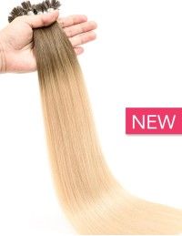 Extension Ombré Hair Latte Cendré R3/60 - Mèches Kératine