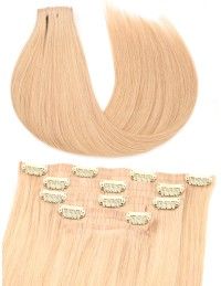 Günstig Echthaar ♡ Clip Extensions Kastanienbraun ♡ Exten's Hair