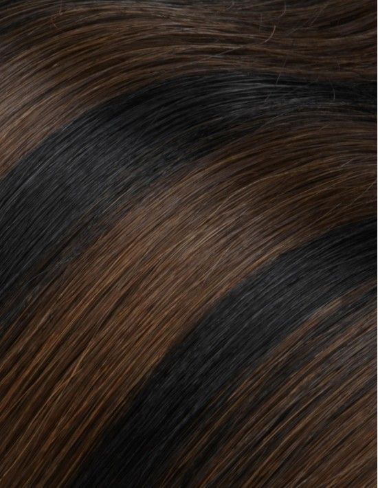 10 Extensions Adhésives méchée Brun Pronfond Exten's Hair