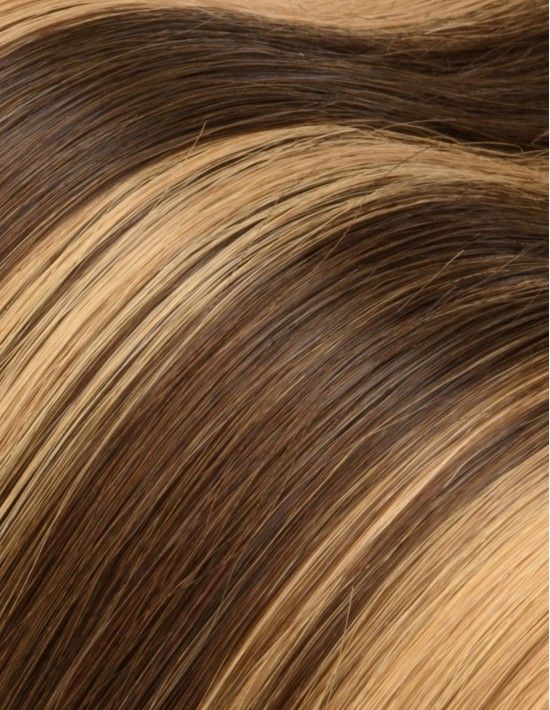 10 Extensions Adhésives méchée Brun Acajou - Exten's Hair