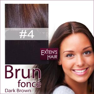 extensions de cheveux bruns
