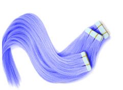extensions cheveux bleu