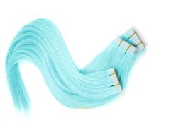 extensions cheveux turquoise