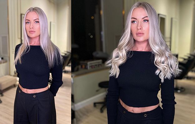 Résultat des extensions de cheveux à Nantes – volume et longueur au salon LE MIROIR